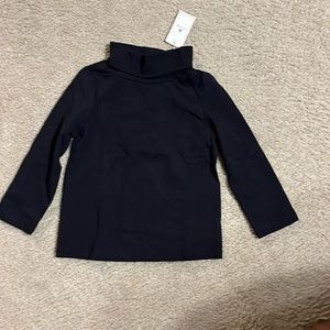 NWT Baby Gap deep true navy blue turtleneck for toddler
